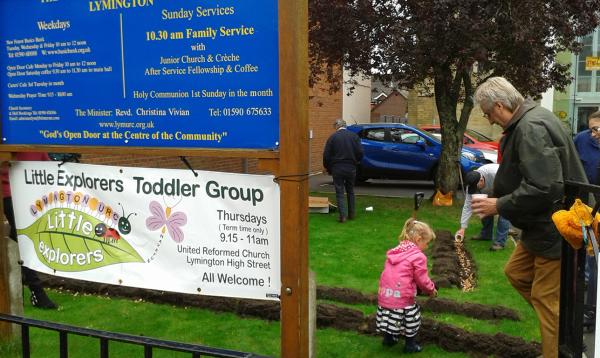 Lymington Rotary Crocus Planting